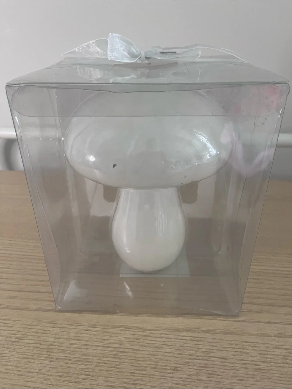 Mikasa Mushroom LED Flameless Candle Figurine Flickering Light NIB